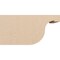 Ekena Millwork 4in. W x 6in. H x 12in. L Del Monte Woodgrain TimberThane Rafter Tail, Primed Tan RFTUR04X06X12DELRCPR - alternate 6